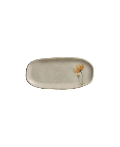 Porto Brasil Campestre Stoneware Shallow Oval Platters, Set of 4