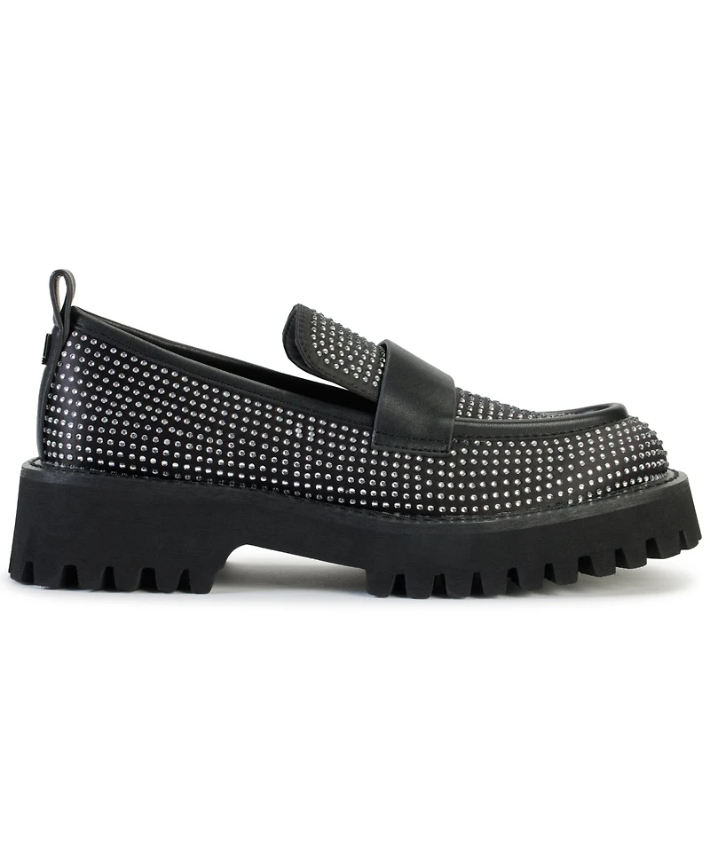 Karl Lagerfeld Paris Women's Grady Almond Toe Loafers