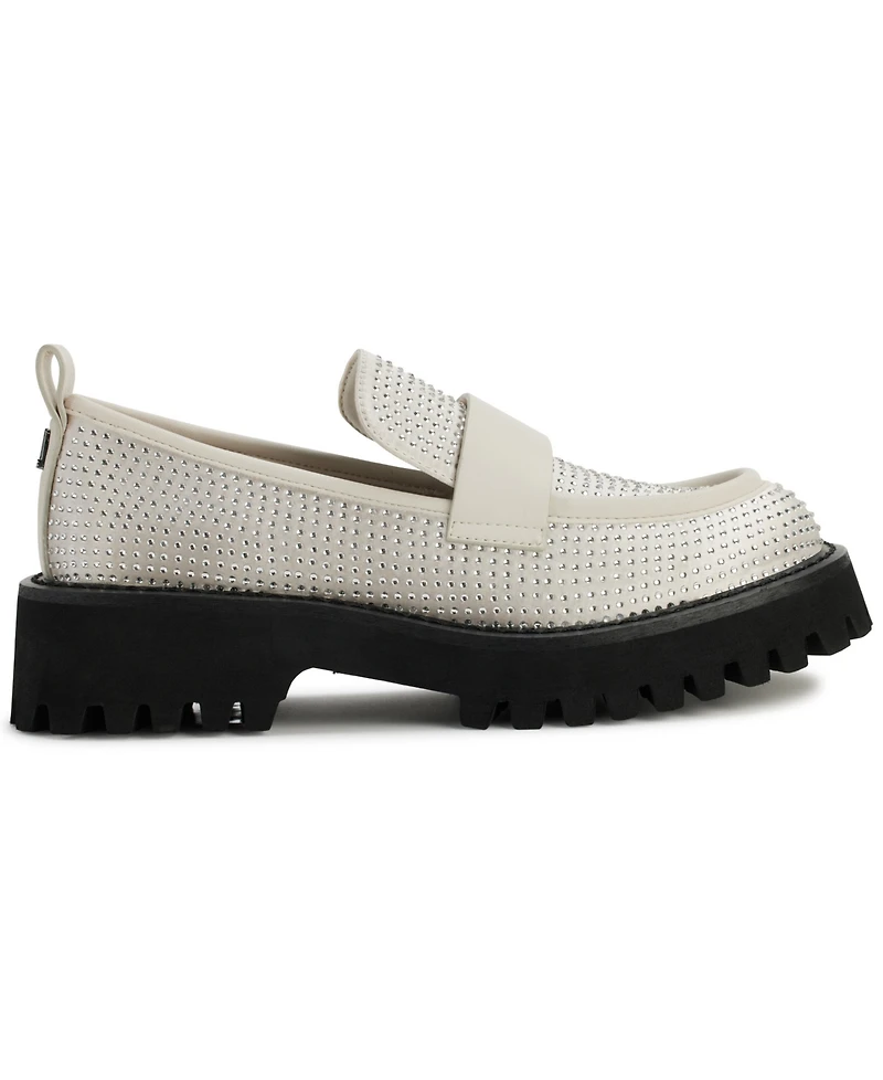Karl Lagerfeld Paris Women's Grady Almond Toe Loafers