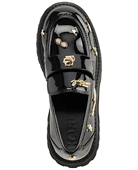 Karl Lagerfeld Paris Women's Gaston Rocker Almond Toe Lug Loafers