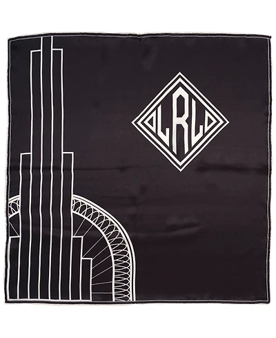 Lauren Ralph Lauren Holiday Deco Logo Square Scarf