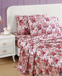 Betsey Johnson Satin 3-Pc. Sheet Set, Twin