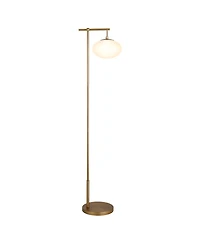 Hudson & Canal 68" Metal Blume Tall Arc Floor Lamp