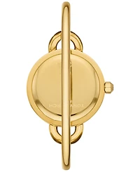 Tory Burch Women's The Kira Gold-Tone Stainless Steel Bangle Bracelet Watch 27mm Gift Set