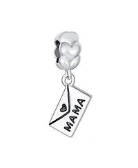 Bling Jewelry Initial Alphabet Bead Charm A-z Heart Mama Dangling for European Bracelet