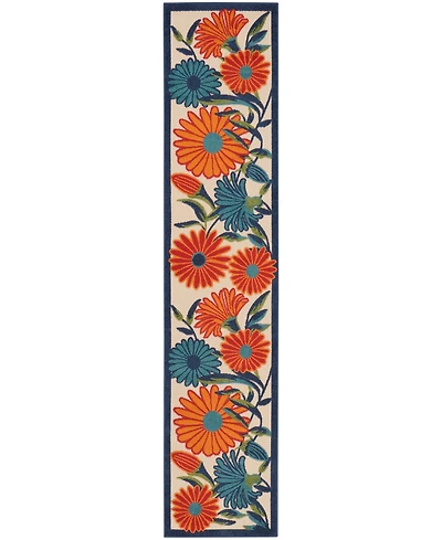Nourison Home Aloha ALH33 2'3"x10' Runner Area Rug
