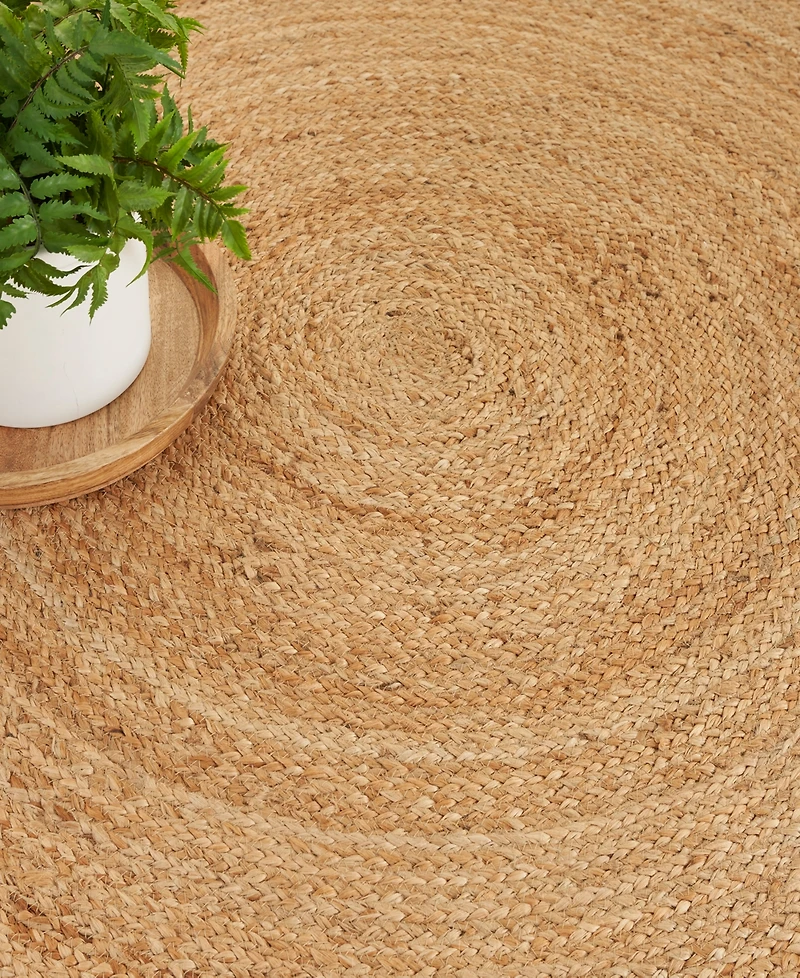 Nourison Home Natural Jute NJT03 4'x4' Round Area Rug