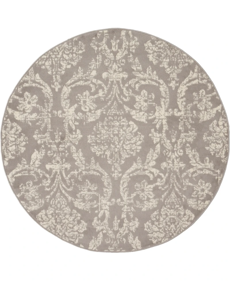 Nourison Home Jubilant JUB09 5'3"x5'3" Round Area Rug