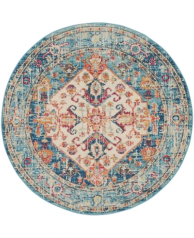 Nourison Home Passion PSN23 5'x5' Round Area Rug