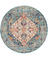 Nourison Home Passion PSN23 5'x5' Round Area Rug