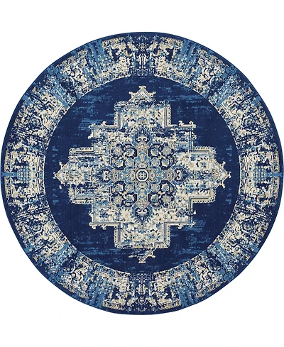 Nourison Home Grafix GRF14 8'x8' Round Area Rug