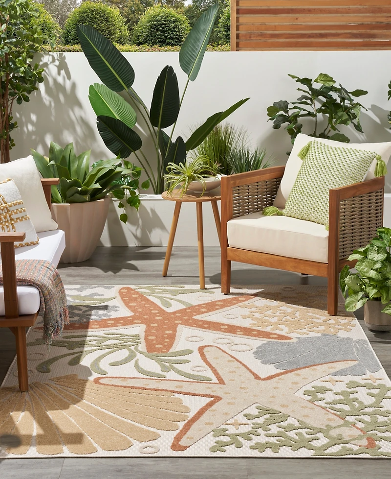 Nourison Home Aloha ALH24 3'6"x5'6" Area Rug