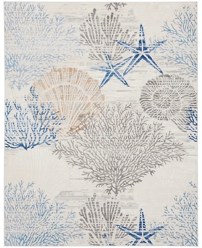 Nourison Home Seaside SDS04 7'10"x9'10" Area Rug