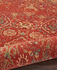 Nourison Home Somerset ST90 5'6"x5'6" Round Area Rug