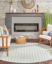 Nourison Home Twist Reversible TWS01 8'x8' Round Area Rug