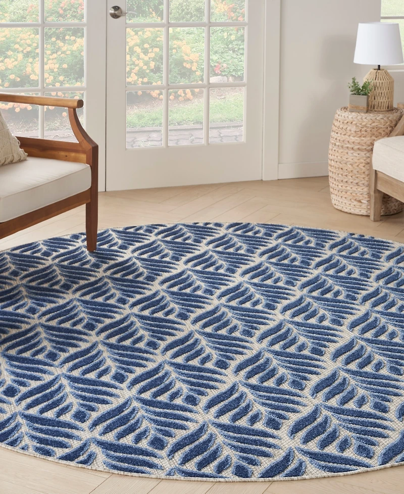 Nourison Home Aloha ALH35 7'10"x7'10" Round Area Rug