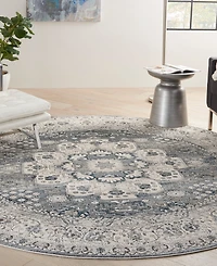 Nourison Home Quarry QUA07 7'10"x7'10" Round Area Rug