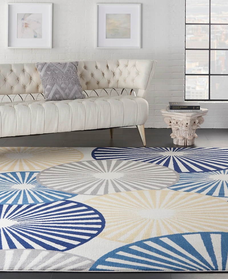 Nourison Home Grafix GRF20 7'10"x9'10" Area Rug