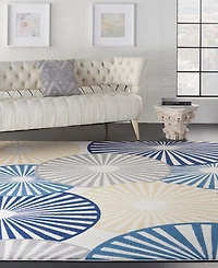 Nourison Home Grafix GRF20 7'10"x9'10" Area Rug