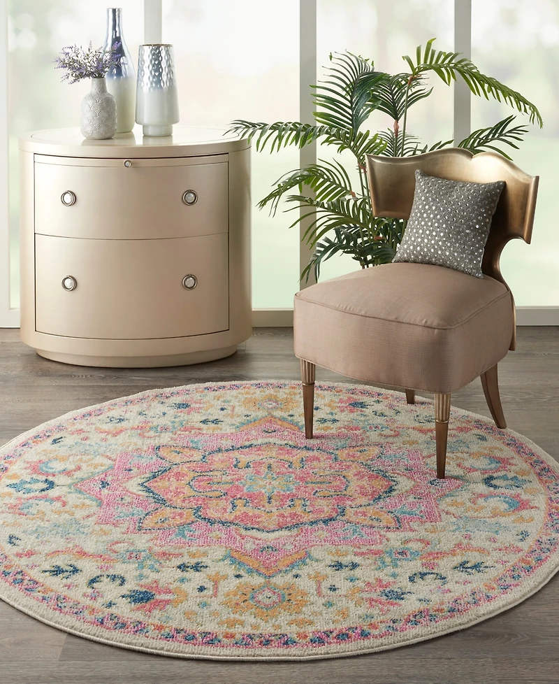 Nourison Home Passion PSN25 5'x5' Round Area Rug