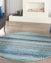 Nourison Home Passion PSN26 5'x5' Round Area Rug