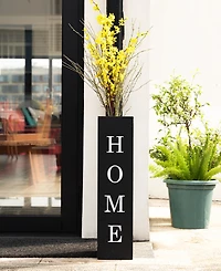 Glitzhome 30"H Double Side Boxed Welcome Home Porch Sign