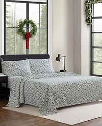 Eddie Bauer Holiday Cotton Flannel Pc. Sheet Set