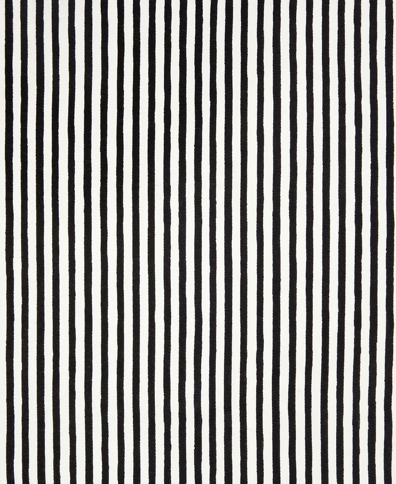 Kate Spade New York Hand Painted Shirting Stripe Table Runner, 15"x 72"