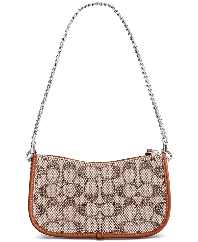 Coach Swinger Signature Jacquard Shoulder Bag