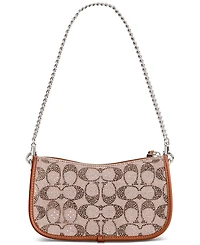 Coach Swinger Signature Jacquard Shoulder Bag