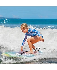 Costway 41" Lightweight Body Board with Eps Core Xpe Deck Hdpe Bottom Crescent Tail