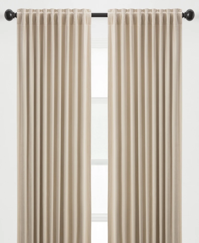 Chanasya Premium 2-Panel Blackout Velvet Curtains