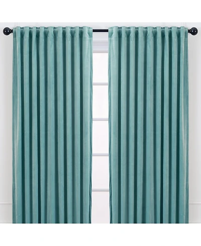 Chanasya Premium 2-Panel Blackout Velvet Curtains - Classy & Solid Drapes for Living Room or Bedroom - 52" x 84" - Charcoal