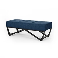 Navy blue Ottoman