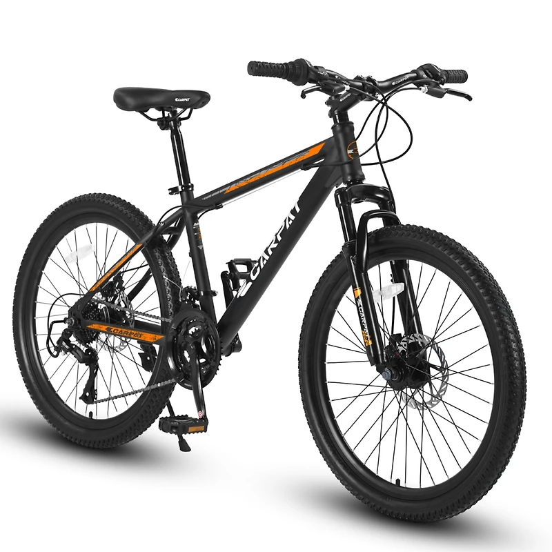 Streamdale 26" Mountain Bike, Shimano 21-Speed, Disc Brakes, Steel Frame