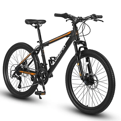Streamdale 26" Mountain Bike, Shimano 21-Speed, Disc Brakes, Steel Frame