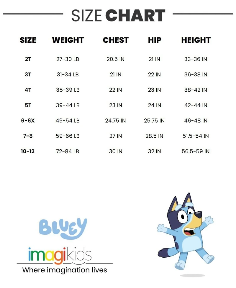 Bluey Girls 3 Pack T-Shirts