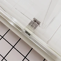 Streamdale Chrome Frameless Sliding Shower Door with Soft-Close