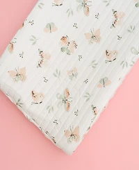 Crane Baby Infants Parker Quilted Butterfly Change Pad Cover