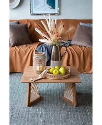Streamdale Furniture 27.6x27.6x13.8" Teak Coffee Table