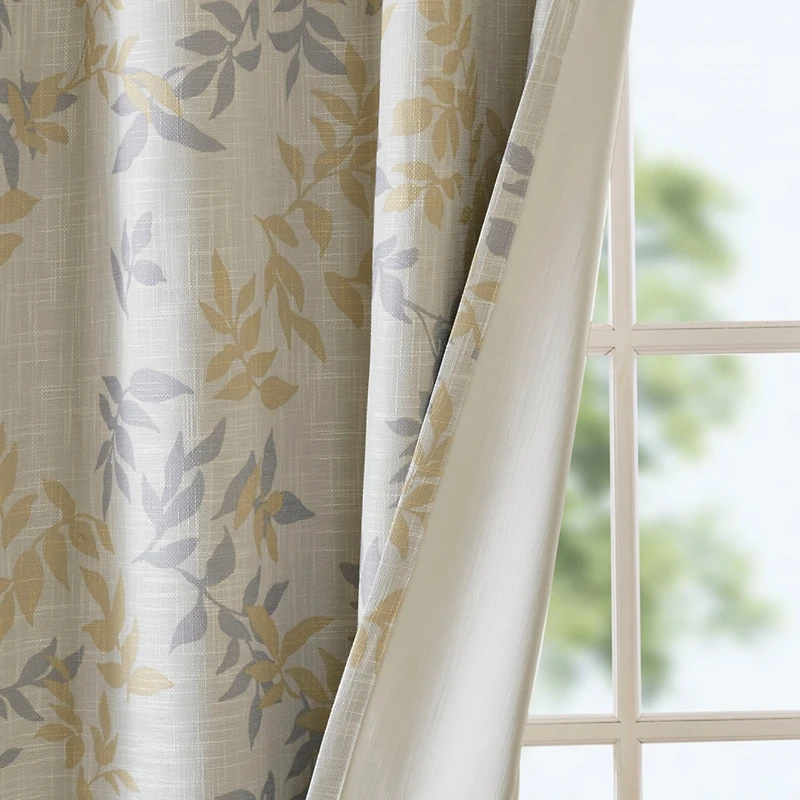 Streamdale Printed Botanical Blackout Curtain Panel
