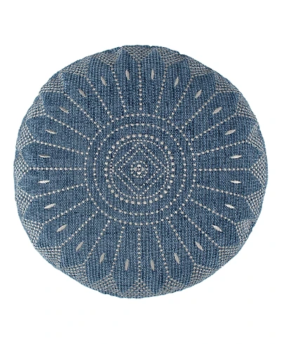 Levtex Adare Embroidered Decorative Pillow, 16" Round