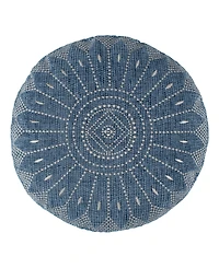 Levtex Adare Embroidered Decorative Pillow, 16" Round