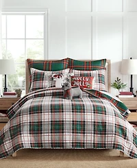 Levtex Spencer Plaid Dog Shaped Decorative Pillow