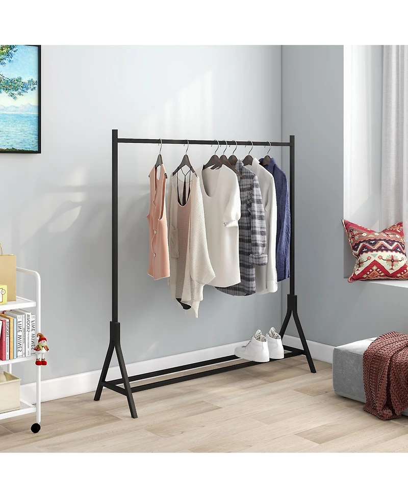 Streamdale Freestanding Garment Rack with Multi-Purpose Hanger