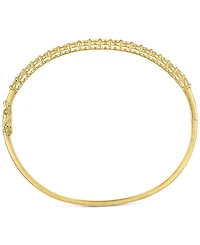 Forever Grown Diamonds Lab-Grown Diamond Prong Bangle Bracelet (1 ct. t.w.) Sterling Silver or 14k Gold-Plated