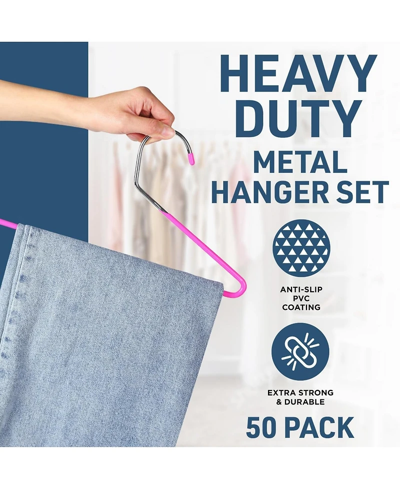 Lifemaster Metal Pants Hanger Set