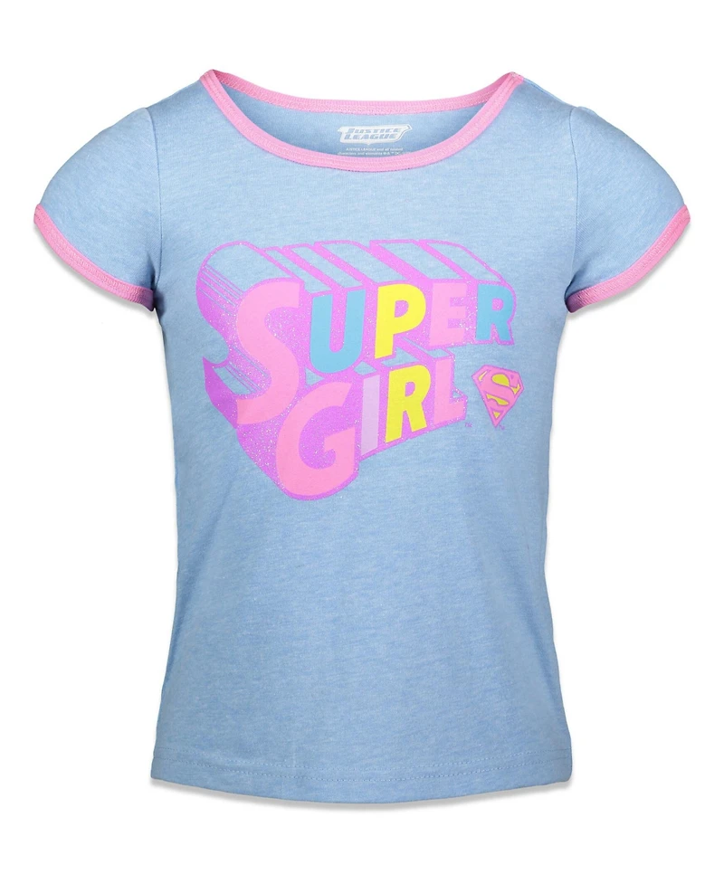 Dc Comics Girls Justice League 3 Pack T-Shirts