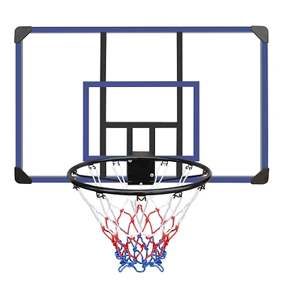 Streamdale Wall-Mount Basketball Hoop, Shatterproof Back, Folding Hoop