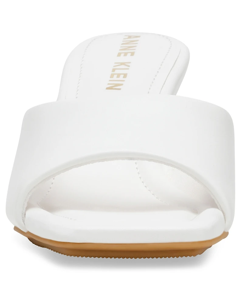Anne Klein Women's Jerilyn Square Toe Mule Dress Sandals